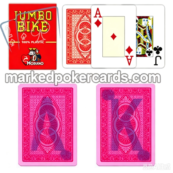 Маркированная карта Trick Poker Card Modiano Bike Trophy