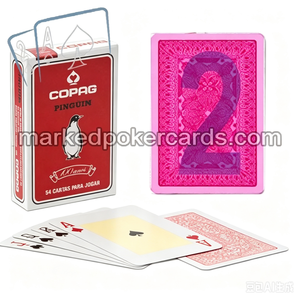 Покерные карты Copag Penguin со светящимися чернилами