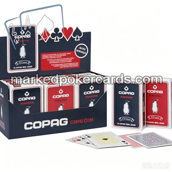 Покерные карты Copag Penguin со светящимися чернилами