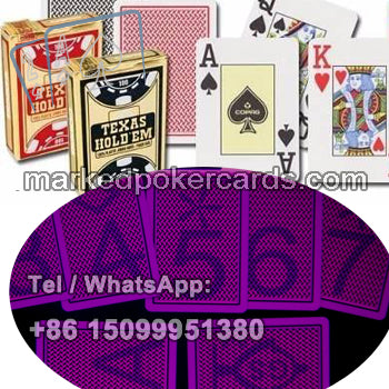 Texas holdem luminous ink marked cards